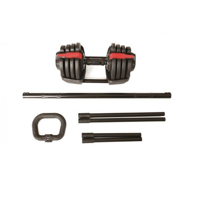 Set 3 in 1 Dumbbell, Kettlebell and Barbell - TOORX