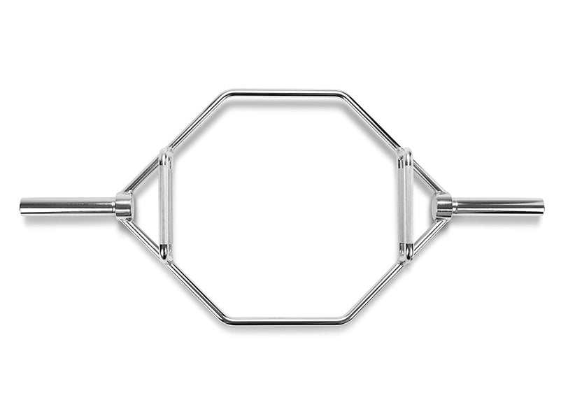 Chrome Hexagonal Olympic Bar 1.4 m - Ziva Essentials